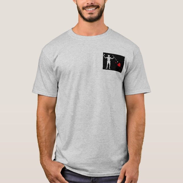 BlackBeards flagga (Edward undervisar), T-shirt (Framsida)
