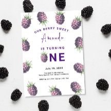 Blackberry 1:a födelsedag Party | Berry First