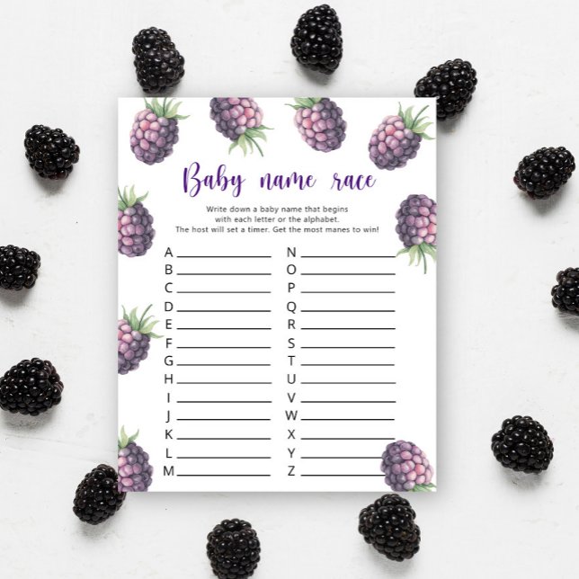 Blackberry - Baby namn tävling (Skapare uppladdad)