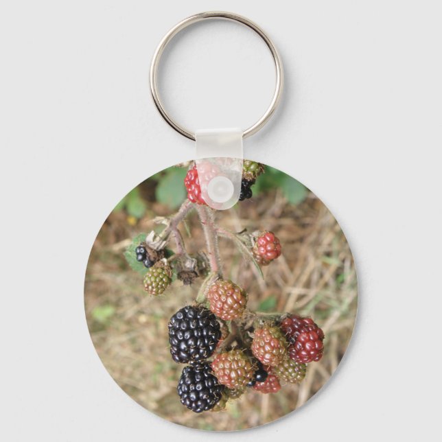 Blackberry Bonanza Keychain Nyckelring (Framsida)