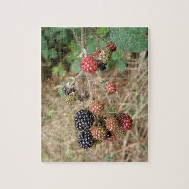 Blackberry Bonanza Puzzle Pussel (Vertikal)