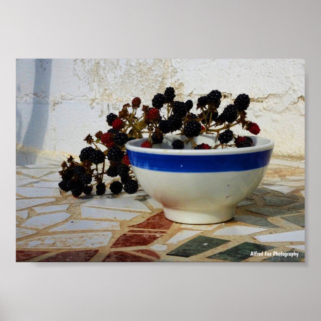 Blackberry Bowl på Mosaic Poster (Framsidan)