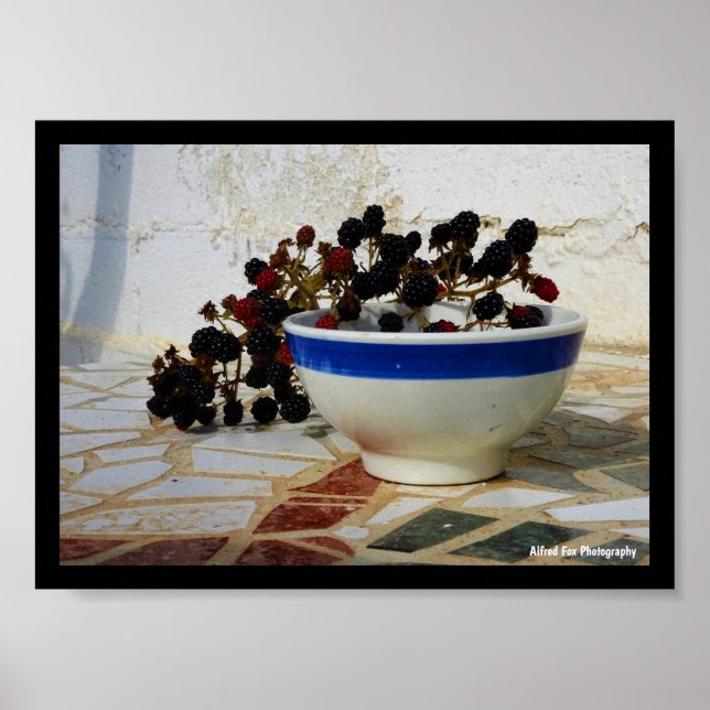 Blackberry Bowl på Mosaic Poster (Framsidan)