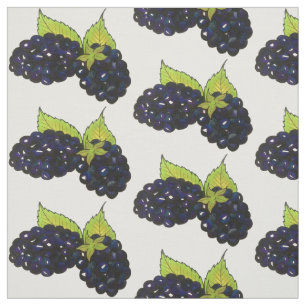 Blackberry Bush Summer Blackbär Berry Berries Tyg