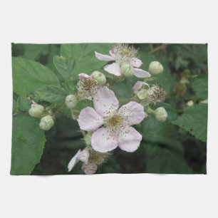 Blackberry Flowers Kitchen Towel Kökshandduk