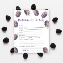 Blackberry - förutsägelser och råd från baby