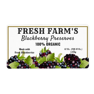 Blackberry Fruit Canning Fraktsedel