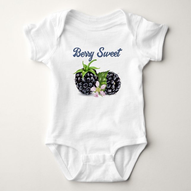 Blackberry Fruit | Jag är Berry Sweet T Shirt (Framsida)