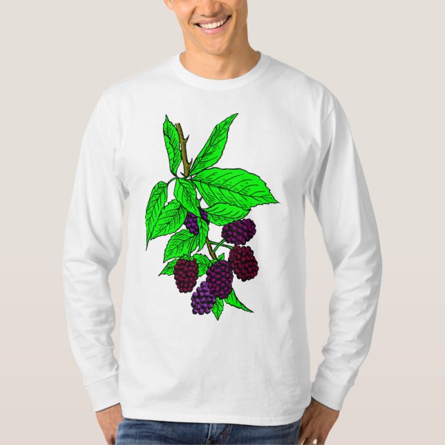 Blackberry Fruit T Shirt (Framsida)