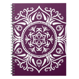 Blackberry Mandala Anteckningsbok