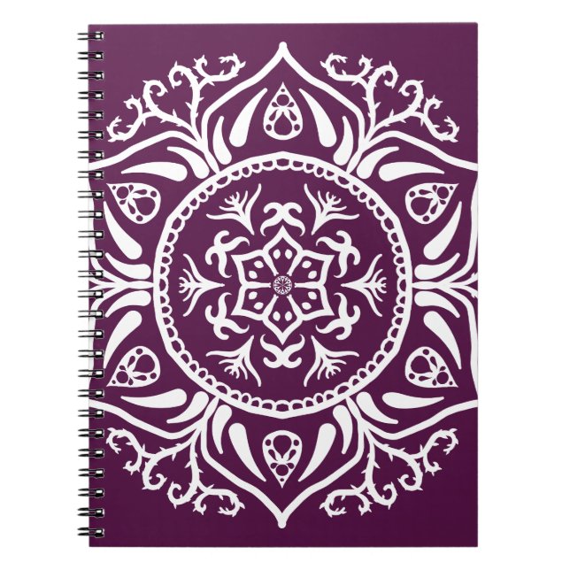 Blackberry Mandala Anteckningsbok (Framsidan)
