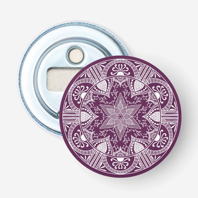 Blackberry Mandala Flasköppnare (Framsidan)