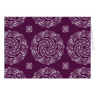 Blackberry Mandala Hälsningskort