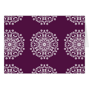 Blackberry Mandala Hälsningskort