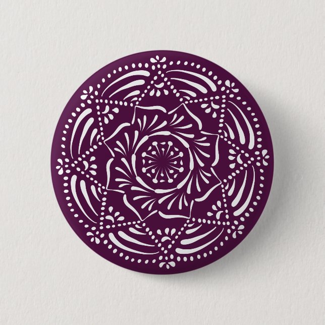 Blackberry Mandala Knapp (Framsida)