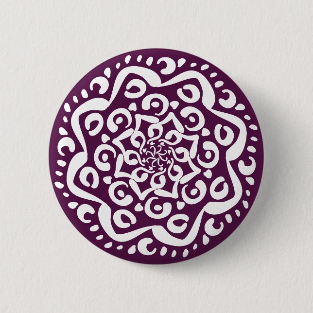 Blackberry Mandala Knapp (Framsida)