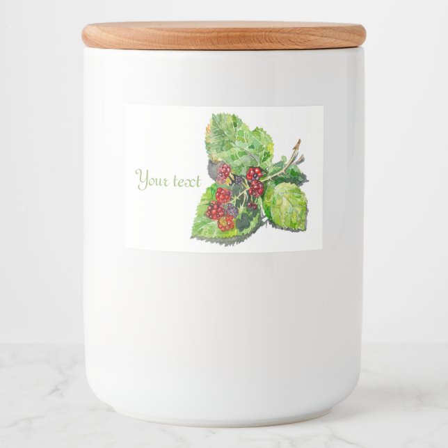 BlackBerry Mat Etiketter (Framsida)