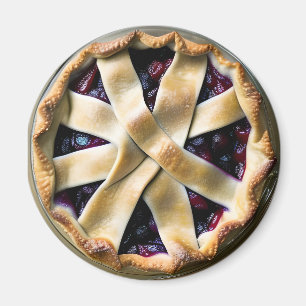 Blackberry Paj med Crust Magnet