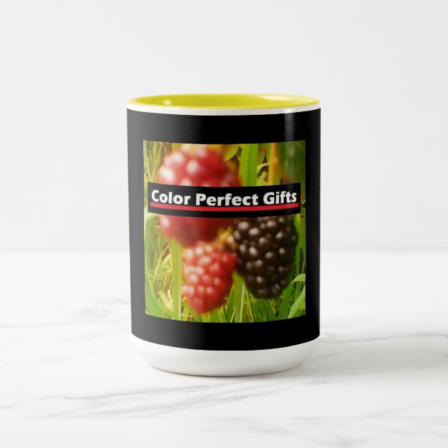 Blackberry Promotional Två-Tonad Mugg (Center)