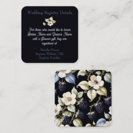 Blackberry Regal Blommigt Elegance: Register Tilläggskort
