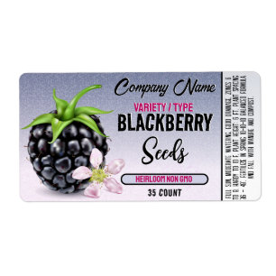 Blackberry Seed Paket Fraktsedel