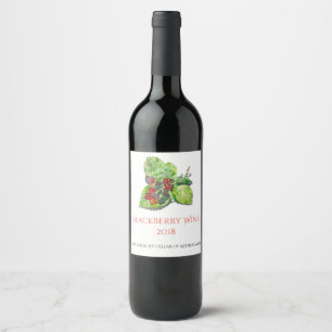 BlackBerry Vinflaska Etikett