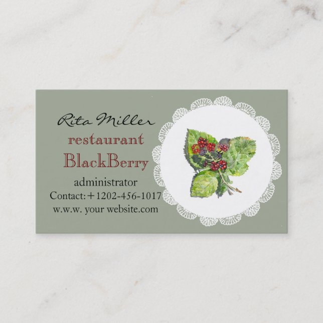 BlackBerry Visitkort (Framsida)