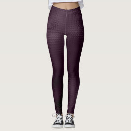 Blackberry Wine Pattern Leggings