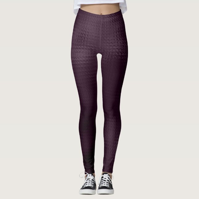 Blackberry Wine Pattern  Leggings (Framsida)