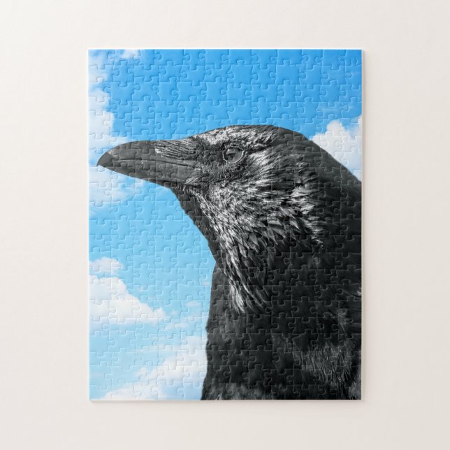 Blackbird Bild i Kråka Pussel (Vertikal)