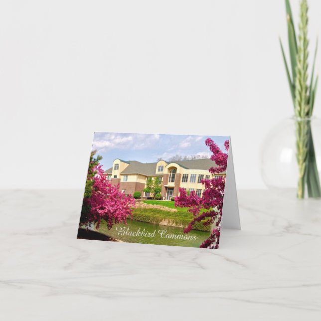 Blackbird Commons Condominiums Note Cards Kort (Framsida)