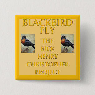 Blackbird Fly Bild Sleeve Knapp