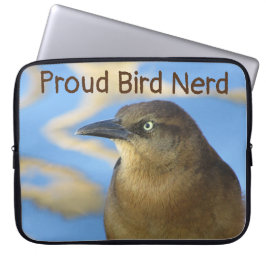 Blackbird Hobby Fågelskådare Proud Bird Nerd Laptop Fodral