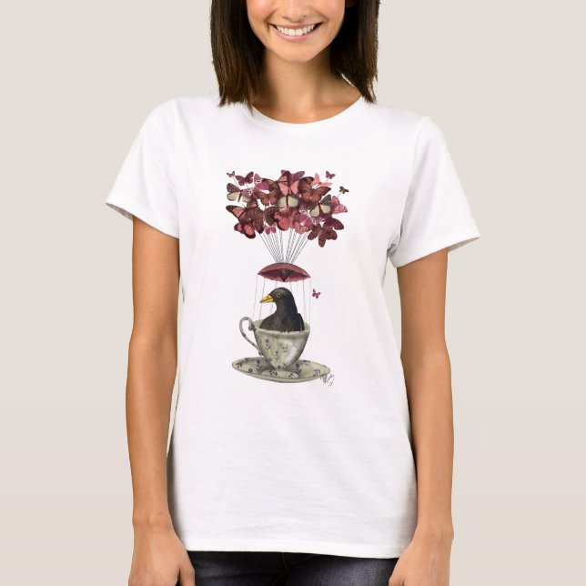 Blackbird i Tekopp T-shirt (Framsida)