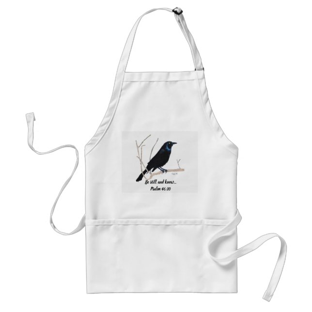 Blackbird Inspirational Apron Förkläde (Framsidan)