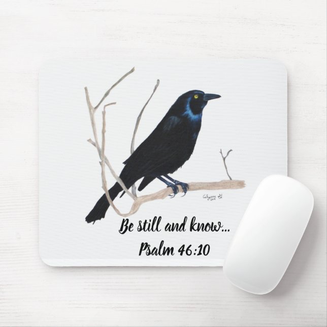 Blackbird Inspirational Mousepad Musmatta (Med mus)