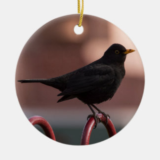 Blackbird Julgransprydnad Keramik