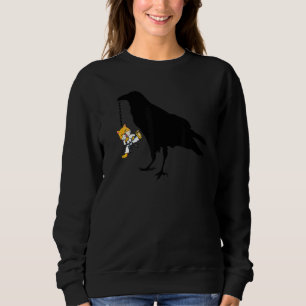 Blackbird med Karate Kitten på Kråka Bird eller T Shirt