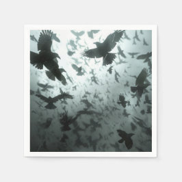 Blackbird Raven Kråka Party Pappersservett