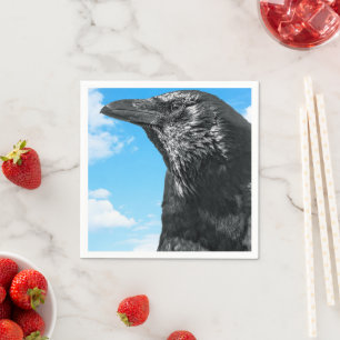 Blackbird Raven Party Pappersservett