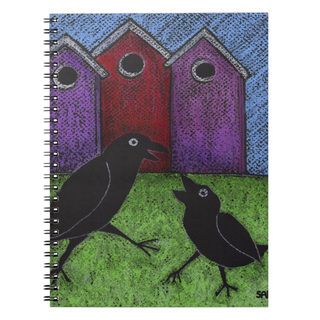 Blackbird Spelar Anteckningsbok (Framsidan)