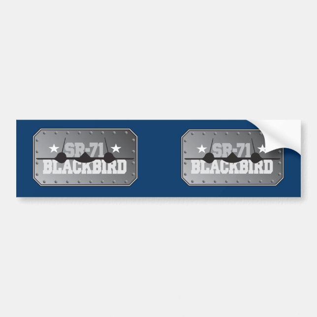 Blackbird SR-71 Bildekal (Framsidan)