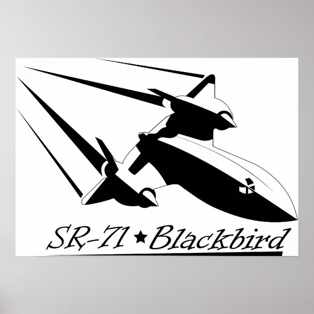 Blackbird SR-71 Poster (Framsidan)