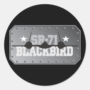 Blackbird SR-71 Runt Klistermärke
