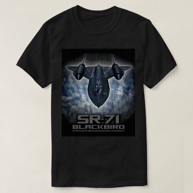 Blackbird SR-71 T Shirt (Design framsida)
