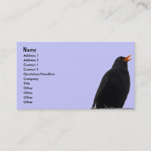 Blackbird Visitkort