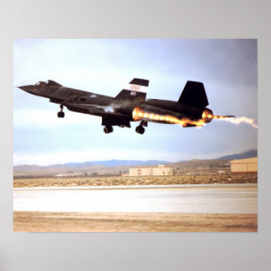 Blackbirdaffisch för SR 71 Poster