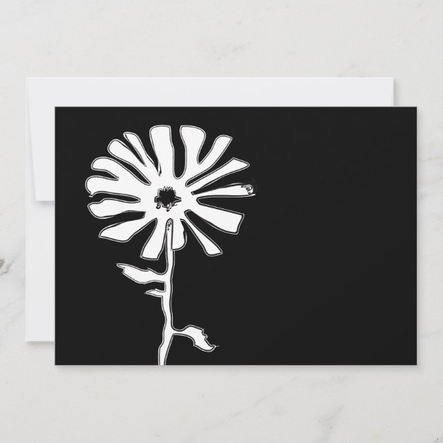 bläckblomma inbjudningar (Framsida)