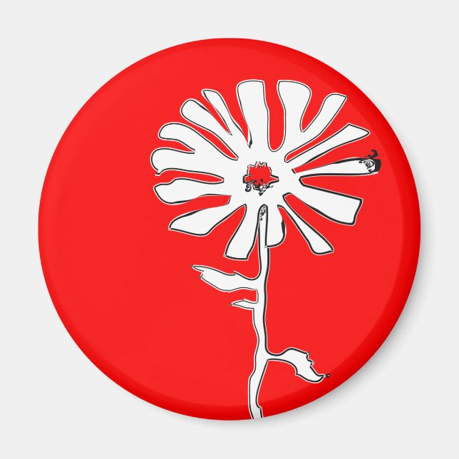 bläckblomma magnet (Framsidan)