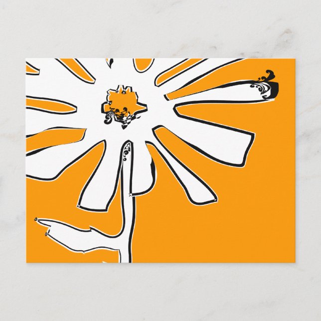 bläckblomma vykort (Framsida)